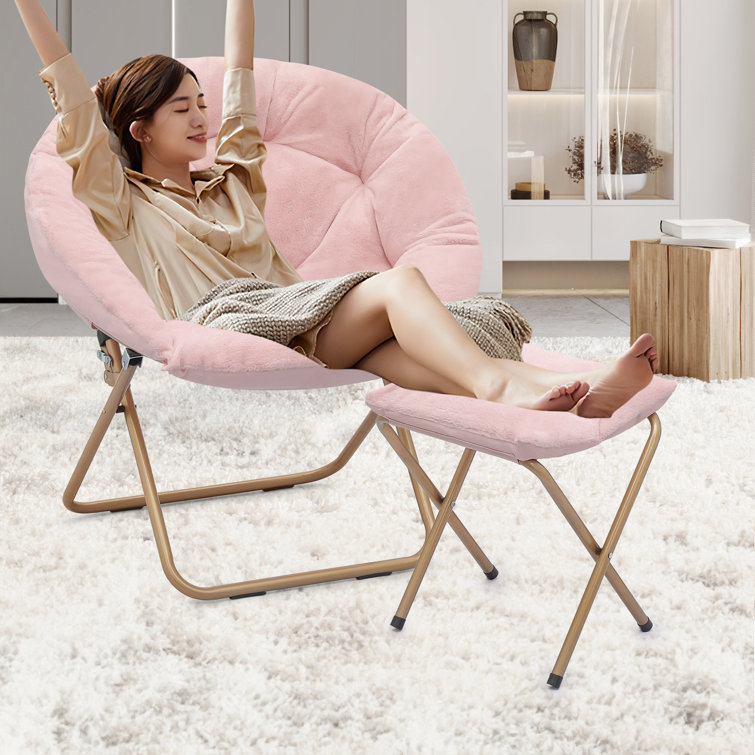 Round foldable online chair